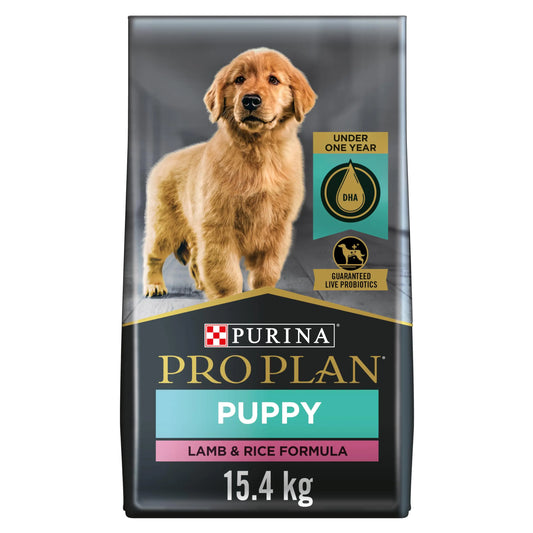 Purina Pro Plan Dry Puppy Food Lamb & Rice - 15.4 kg Bag